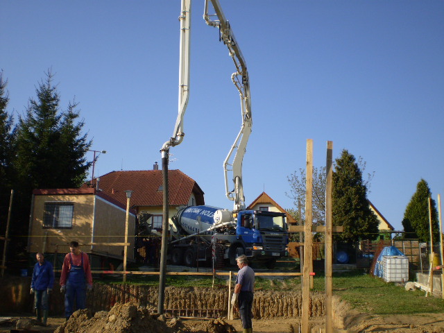 Konečně beton-PUMPA.